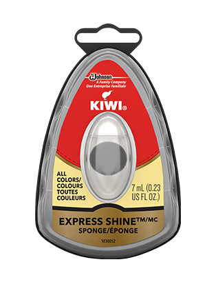 Kiwi Express Shoe Shine Sponge 0.2 fl oz Black 1-Pack