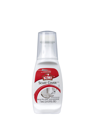 White KIWI® Scuff Cover™ Instant Wax Shine
